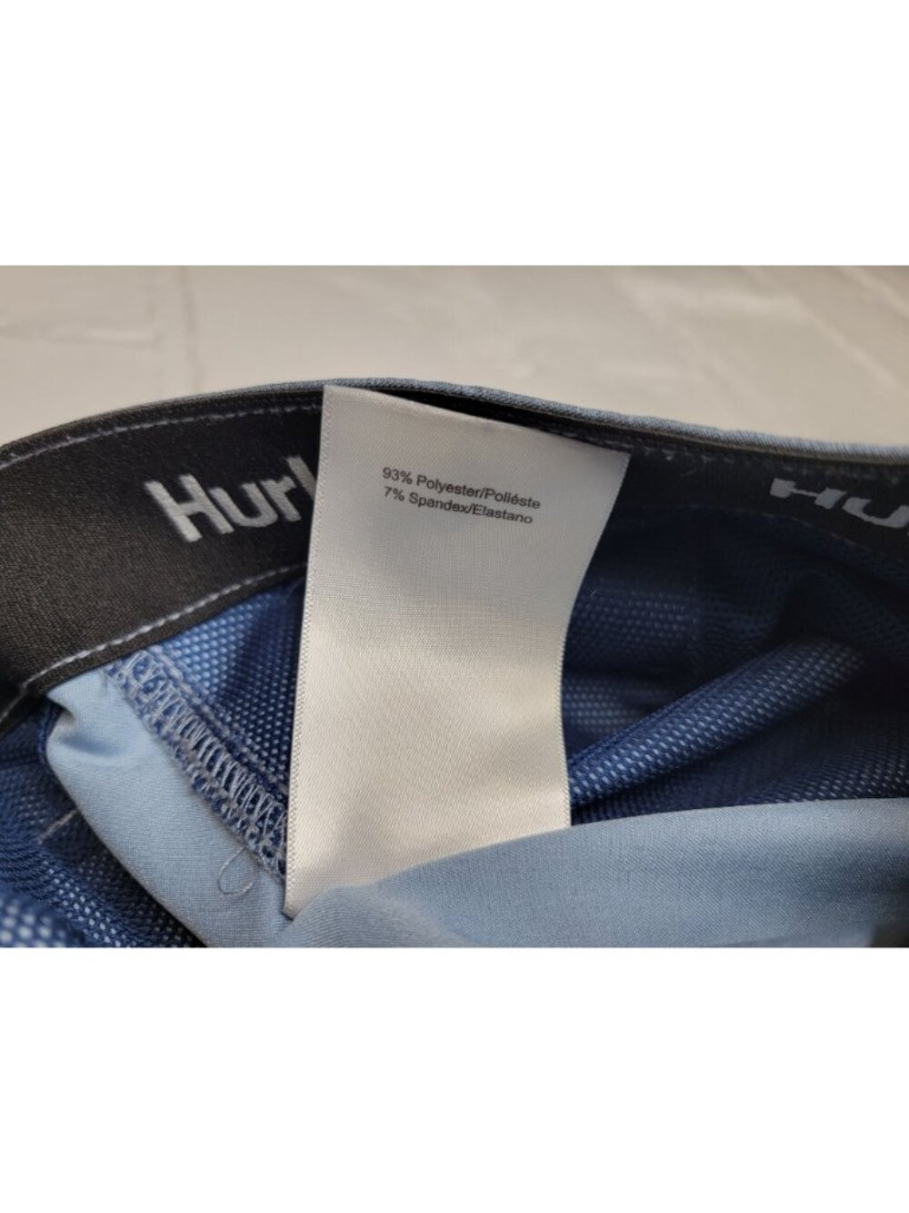 Hurley Men's Blue Performance Stretch Shorts - Picture 5 of 6